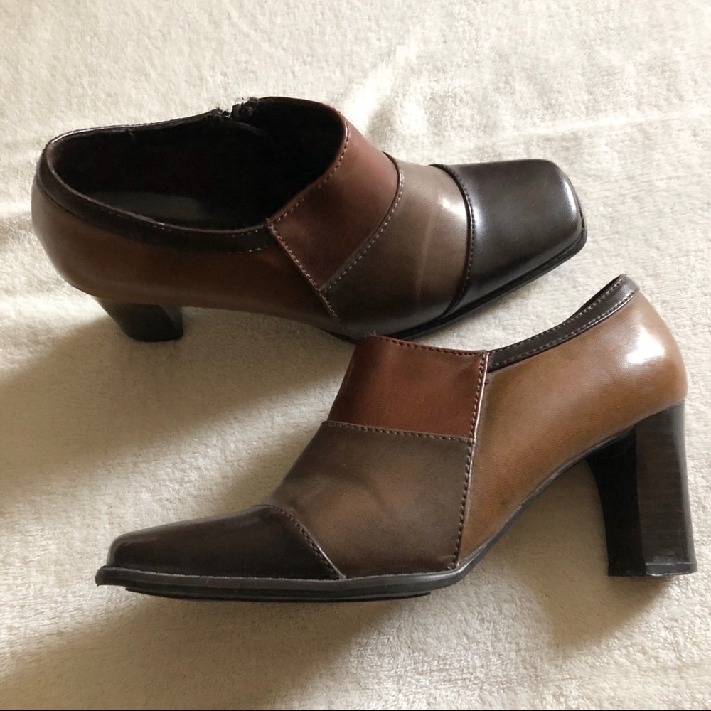 🦖Vintage colorblock patchwork shoes